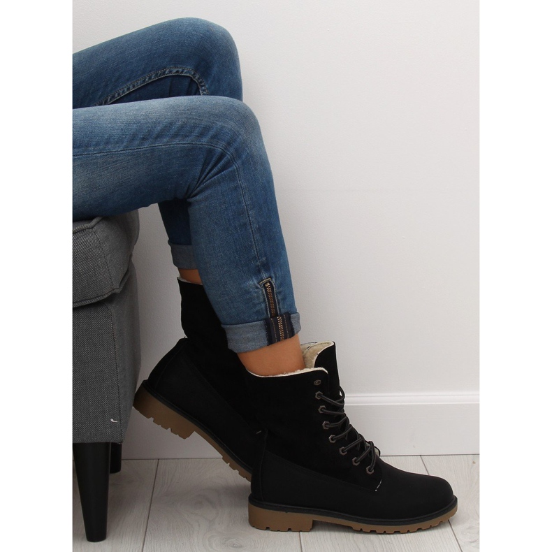 Timber boots black 1123-PA Black 1