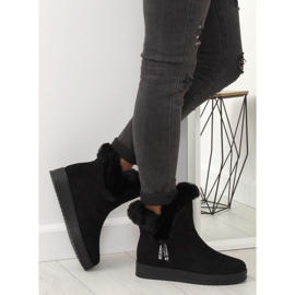 Warm black snow boots MZ-75 Black 2