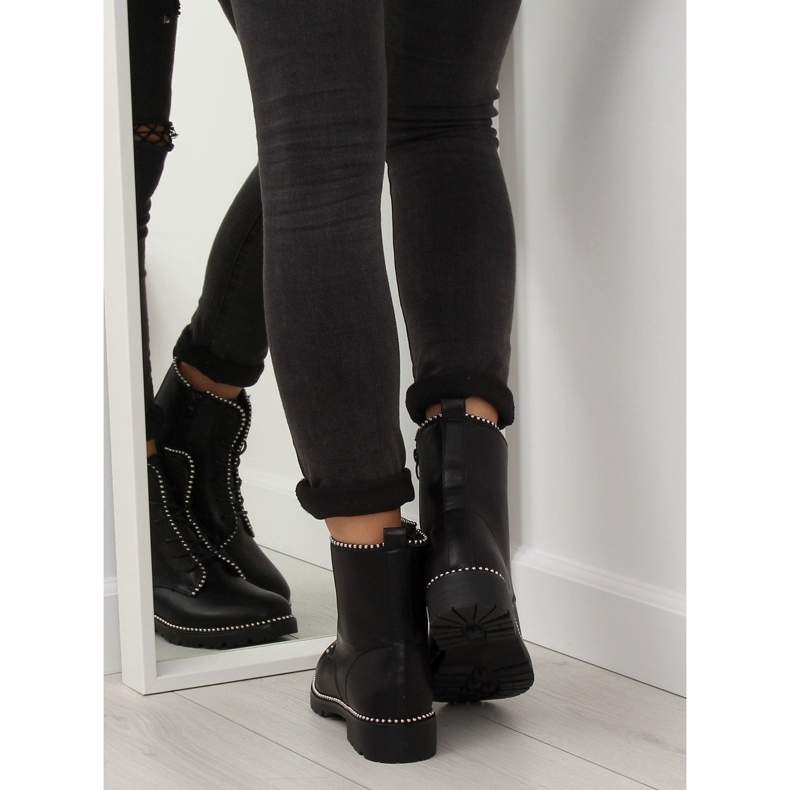 Black Workery boots 2577 black 2 Black Workery boots 2577 black 2