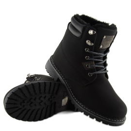 Black insulated timber boots BB2022-KB Black 2