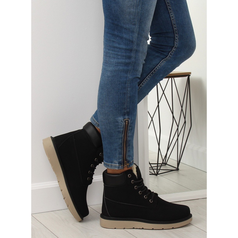 Black women's trappers KK-102 Black 2