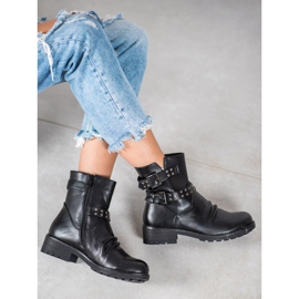 J. Star Fashionable Rock Boots black 1