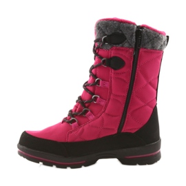 American Club Snow boots with American 801SB pink membrane black grey 2 American Club Snow boots with American 801SB pink membrane black grey 2