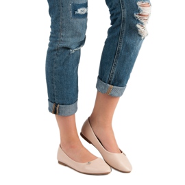 Beige ballerinas multicolored 1