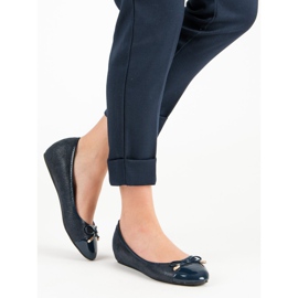 Fashionable ballerinas blue 1