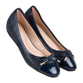 Fashionable ballerinas blue 2