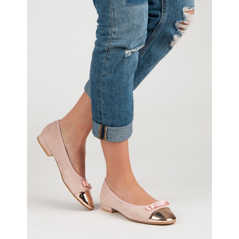 Comer Pink ballerinas yellow 2