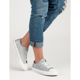 Glitter Sneakers grey 1