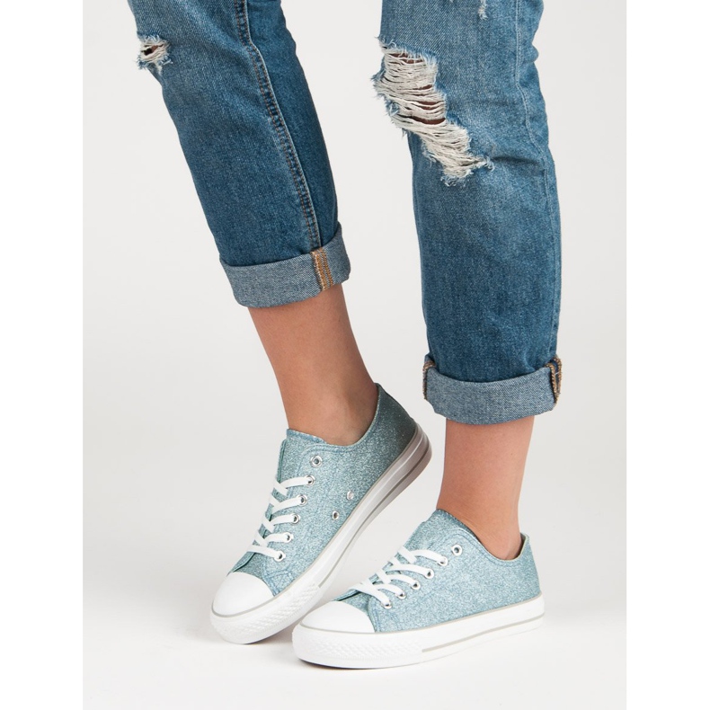 Glitter Sneakers blue 1