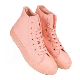 High Sneakers pink 2