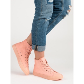 High Sneakers pink 1