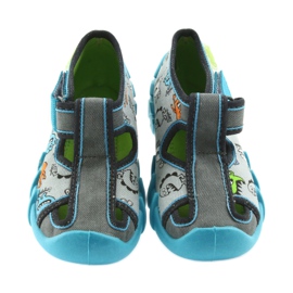 Befado children's shoes 190P085 blue grey multicolored 3