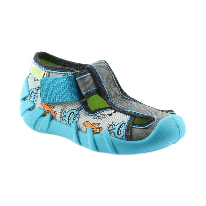 Befado children's shoes 190P085 blue grey multicolored 1
