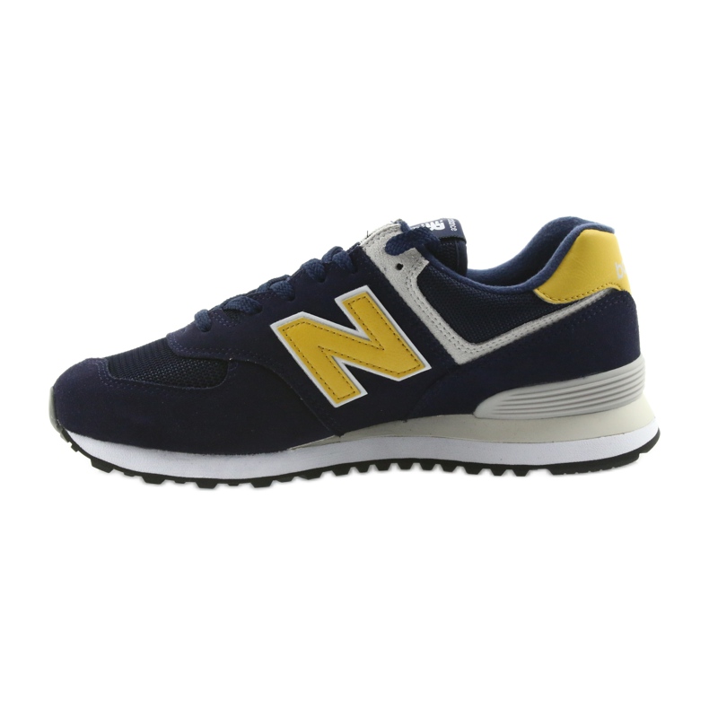 New Balance ML574SMB PIGMENT WITH BRASS yellow navy blue 2