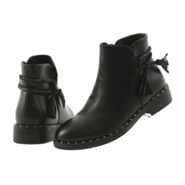 Black Boots with fringes Filippo black 461 5
