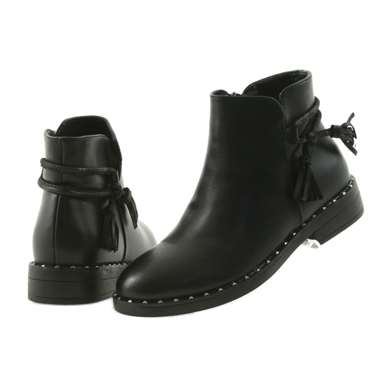 Black Boots with fringes Filippo black 461 5