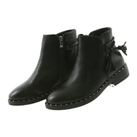 Black Boots with fringes Filippo black 461 4