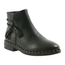 Black Boots with fringes Filippo black 461 1