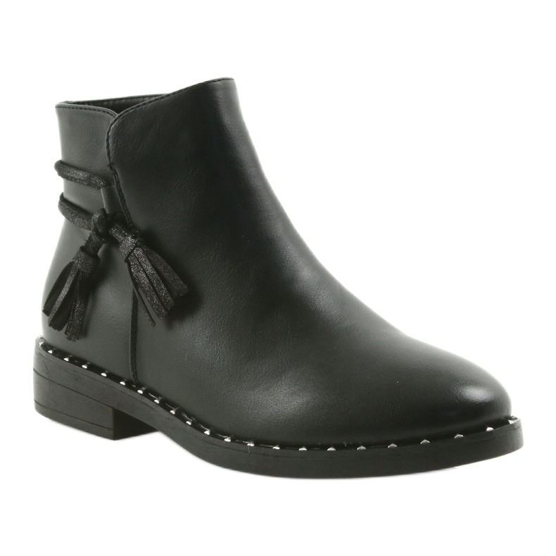 Black Boots with fringes Filippo black 461 1