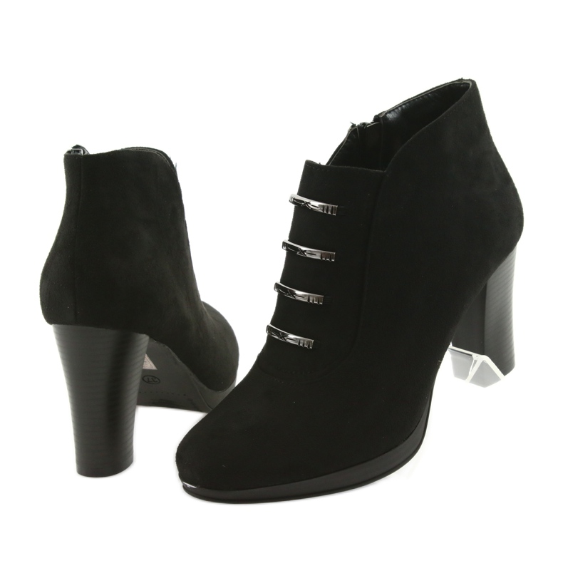 M.Daszyński Daszyński suede boots on the post black 4