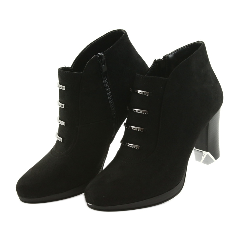 M.Daszyński Daszyński suede boots on the post black 3