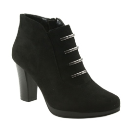 M.Daszyński Daszyński suede boots on the post black 1