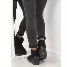 Black women's snow boots M297 Black 1