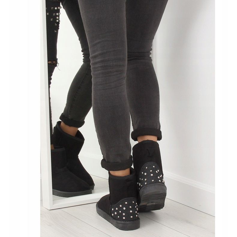 Black women's snow boots M297 Black 1 Black women's snow boots M297 Black 1
