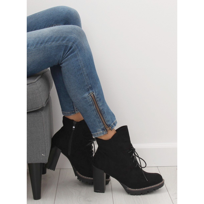 Black FA175 Black high heels 1