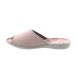Befado women's shoes 254D098 slippers grey pink 2 Befado women's shoes 254D098 slippers grey pink 2