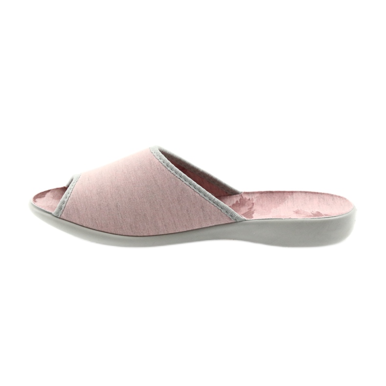 Befado women's shoes 254D098 slippers grey pink 2 Befado women's shoes 254D098 slippers grey pink 2