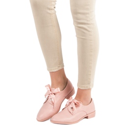 Tina&Co Tied brogues pink 2