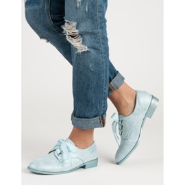 Juliet Tied brogues blue grey 2