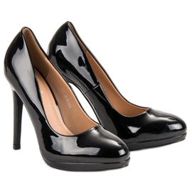 Seastar Sexy lacquered high heels black 1 Seastar Sexy lacquered high heels black 1