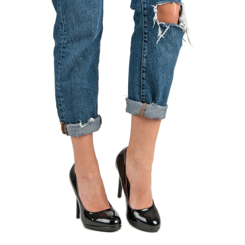 Seastar Sexy lacquered high heels black 2 Seastar Sexy lacquered high heels black 2