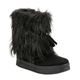 Seastar Black snow boots 1