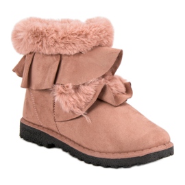 Seastar Powder Boots With Frill pink 1