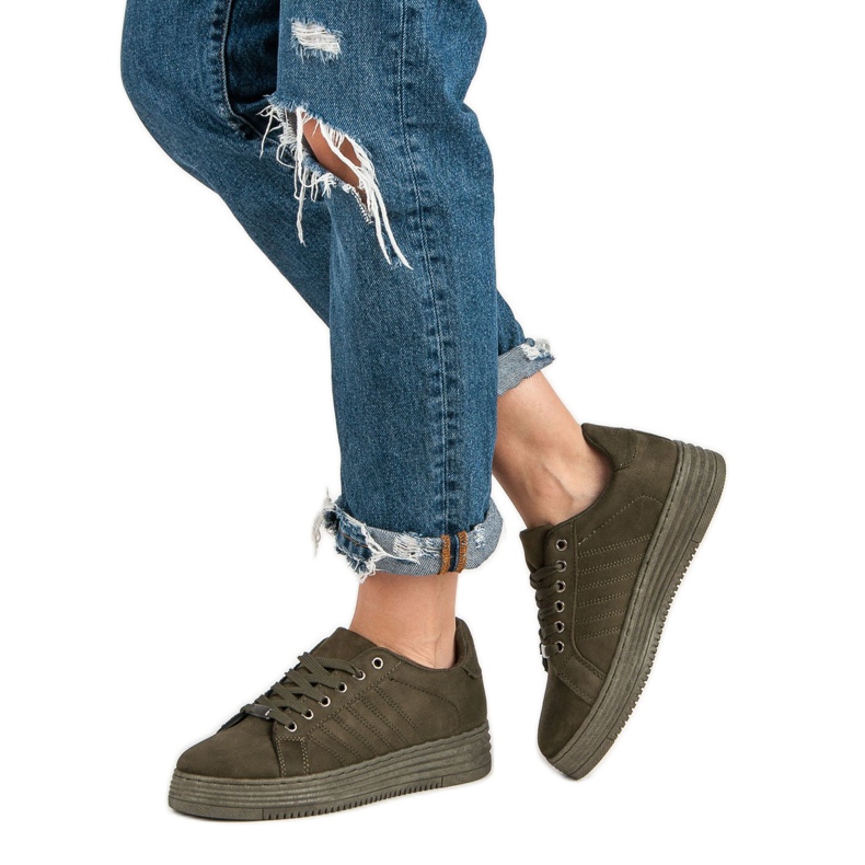 Sneakers On the MCKEYLOR Platform green 2