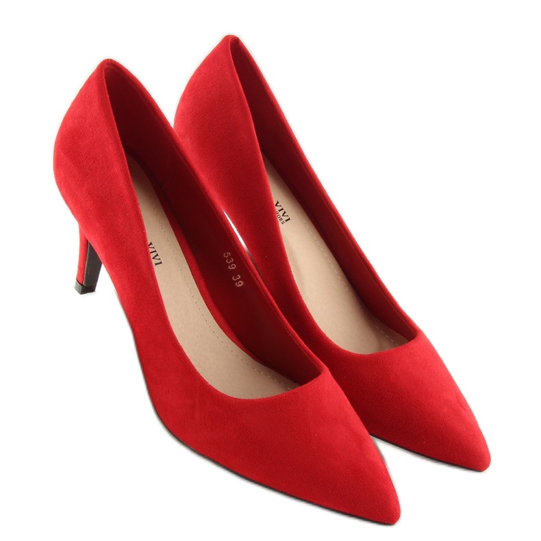 Pumps on a red 539 Red stiletto 1