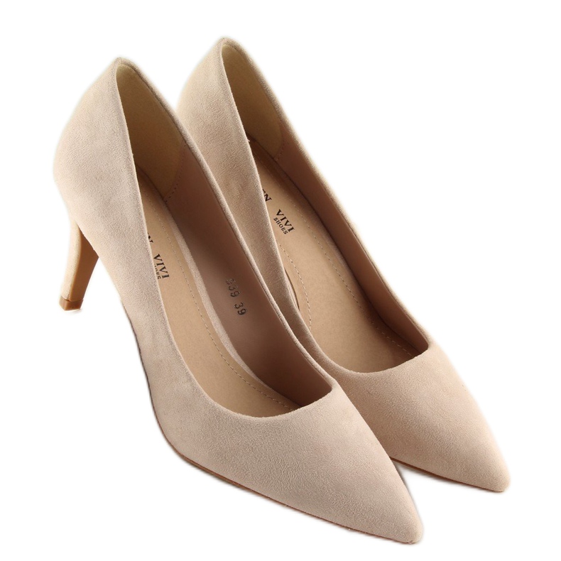 Pumps on a pin 539 Beige 1