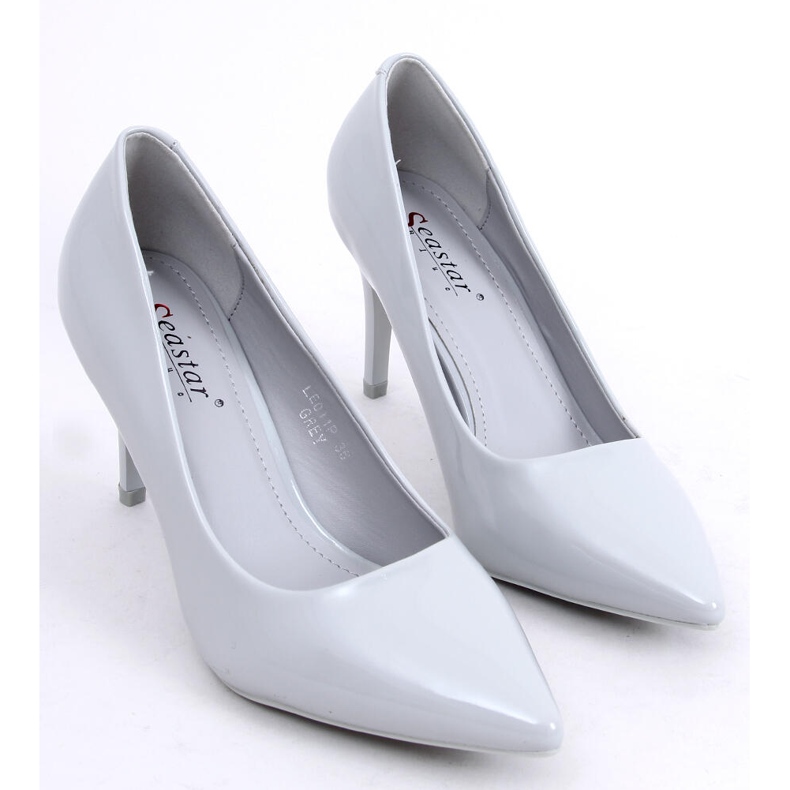 Gray Pumps on a gray LE011P-ST Gray grey 1