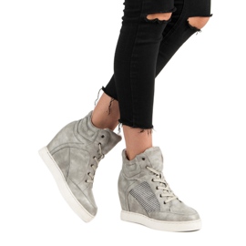 Mazzoni Gray sneakers grey 1
