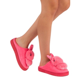 Warm slippers pink 2