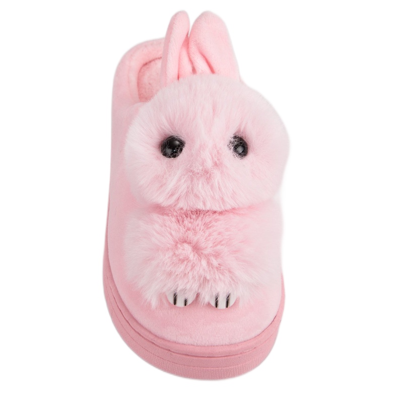 Warm slippers pink 2