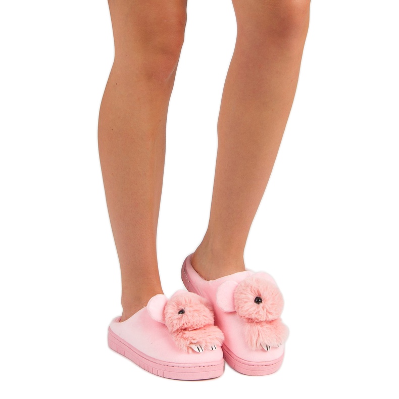 Comfortable slippers pink 1