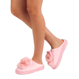 Comfortable slippers pink 2