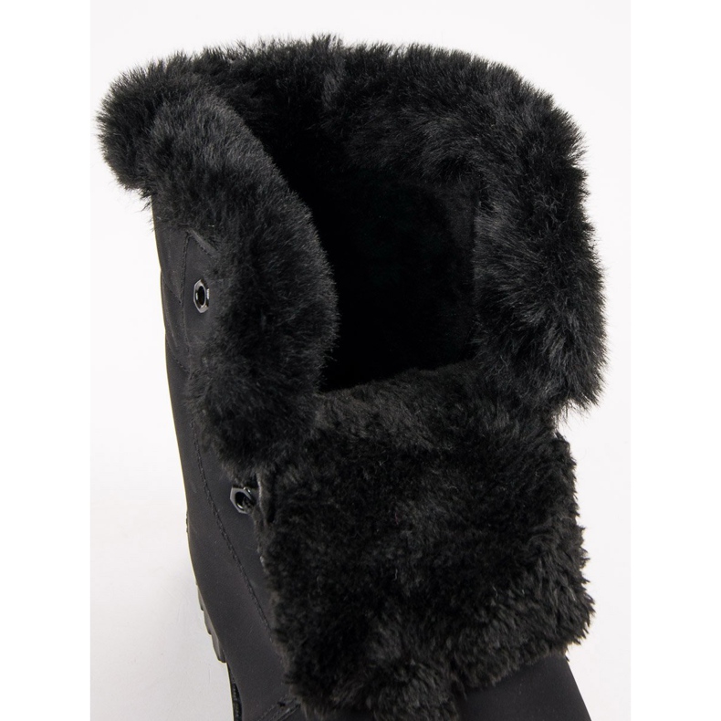 Black trappers with fur 1