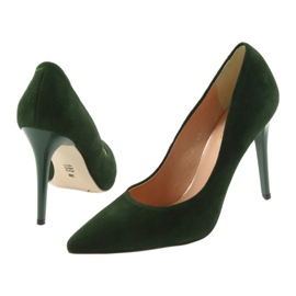 Espinto Green Pumps On A Pin 4