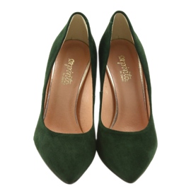 Espinto Green Pumps On A Pin 3