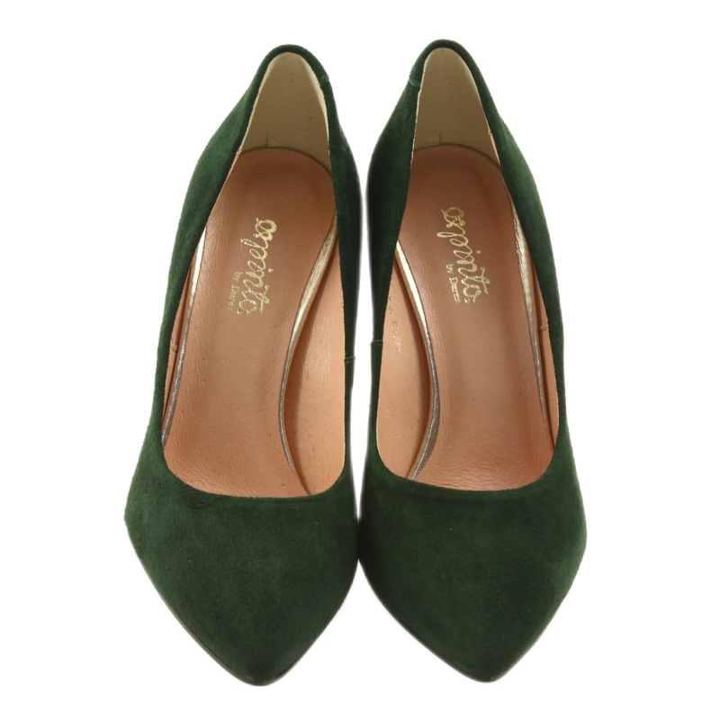 Espinto Green Pumps On A Pin 3